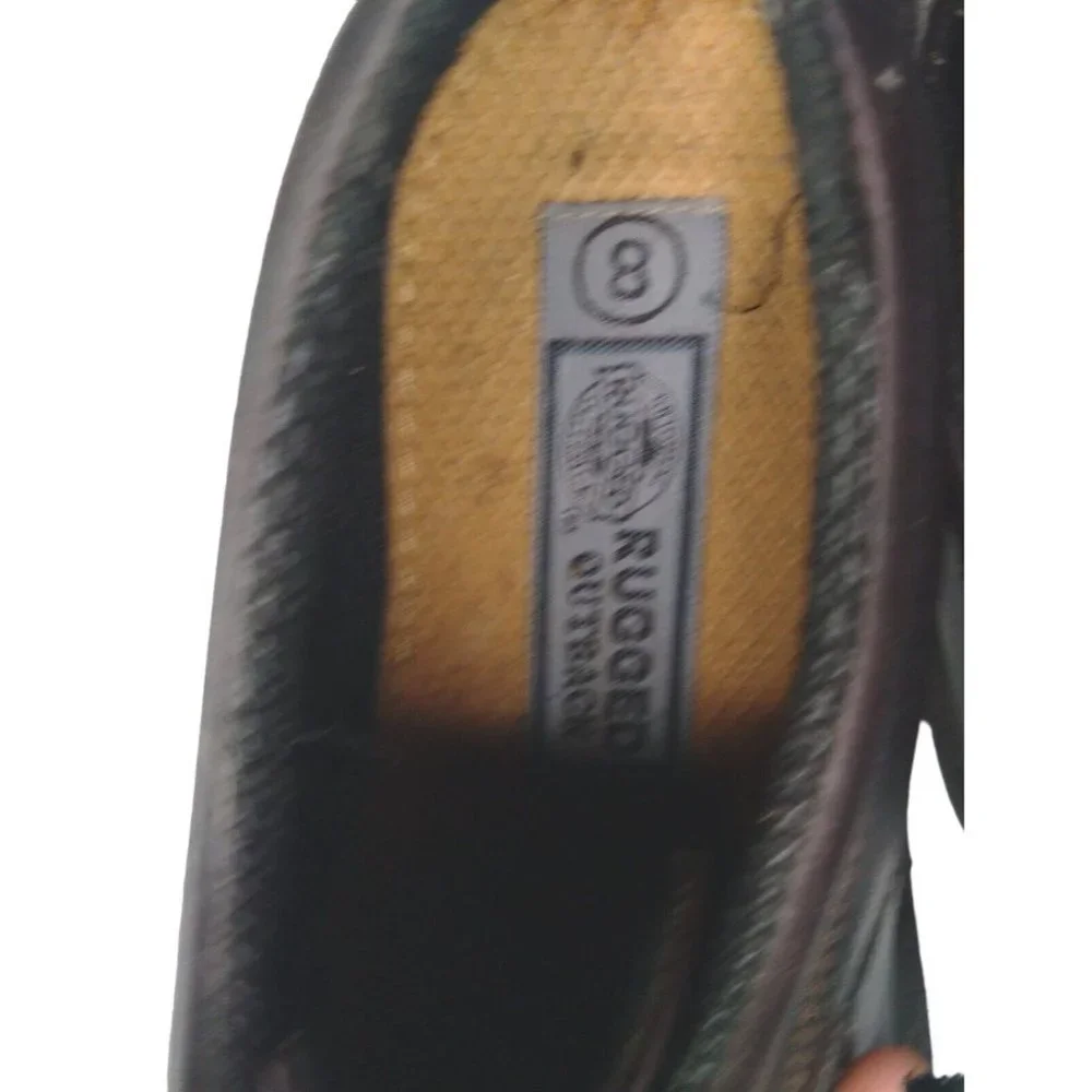 Original Rugged Outback Mens Sz 8 Shoes Brown Casual Work Shoes.‎ Good Co…